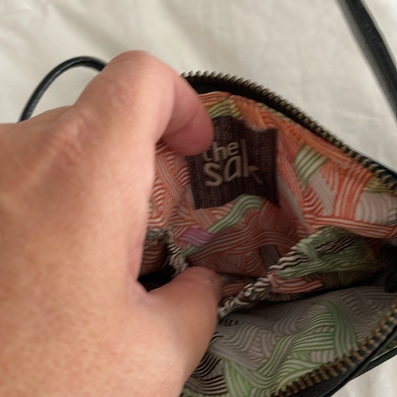 The sak leopard print and black purse/wristlet - Picture 6 of 6